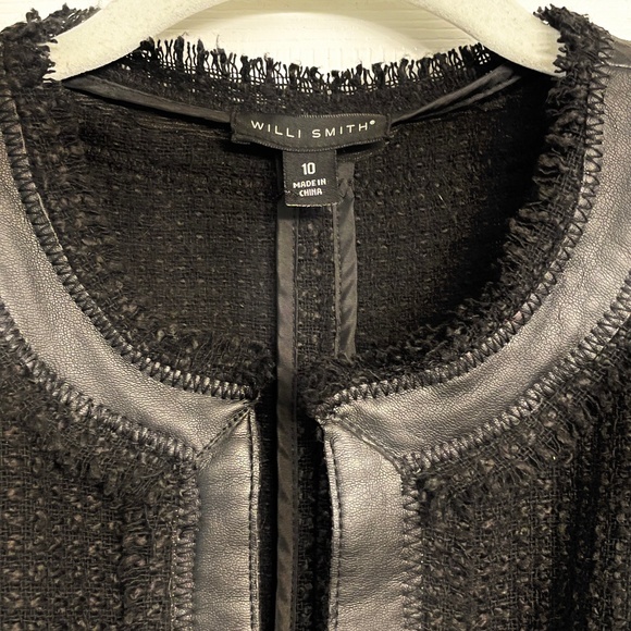 Willi Smith Cropped Tweed Jacket - Picture 2 of 14